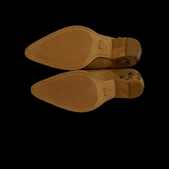 Marc Fisher “Rippa” Suede Studded Bootie Sz 10 EUC - Picture 3 of 6